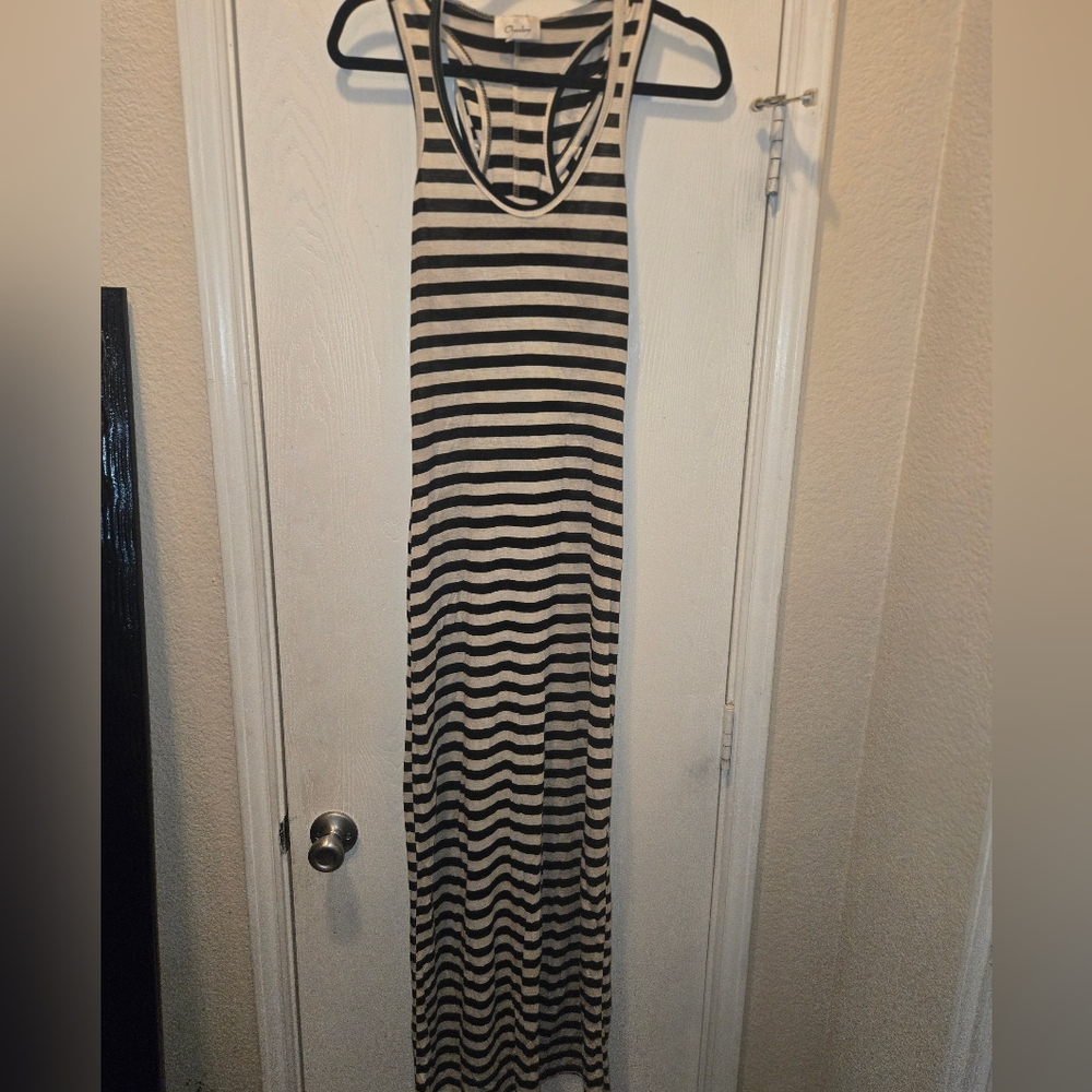 Chesley Stripped Hoodie Sundress sz Medium